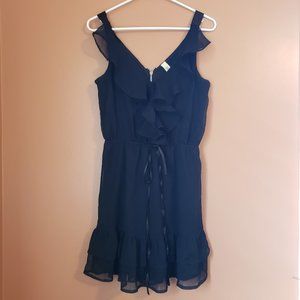 Sound & Matter Black ruffle dress - Medium